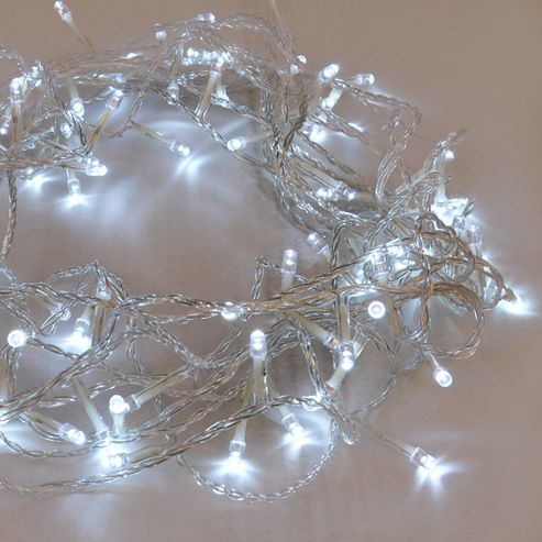 Buy 100 Indoor / Outdoor LED String Fairy Lights, Cool White from our Novelty Lighting range - Tesco