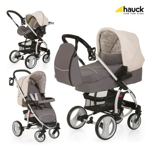 Image of Hauck Malibu Xl All In One Travel System - Rock