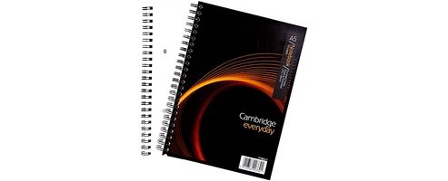 Image of Cambridge Everyday A5 Wirebound Notebook 100 Pages 400020197