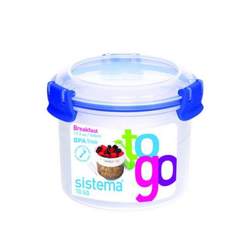 Image of Sistema Breakfast-to-go Container 530ml - Clear