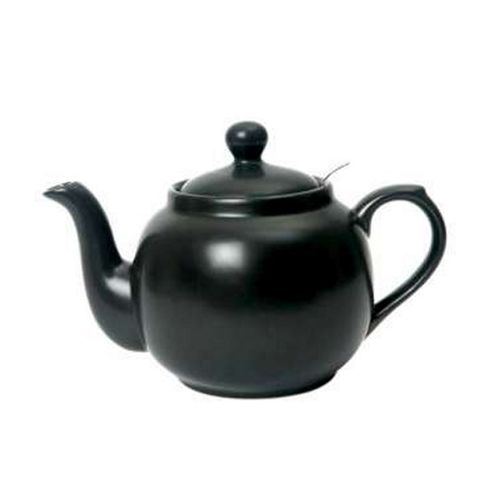 Image of London Pottery Farmhouse Filter Teapot, 6 Cup, Black
