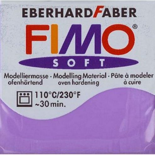 Image of Fimo Soft 56g Trans Purple 604