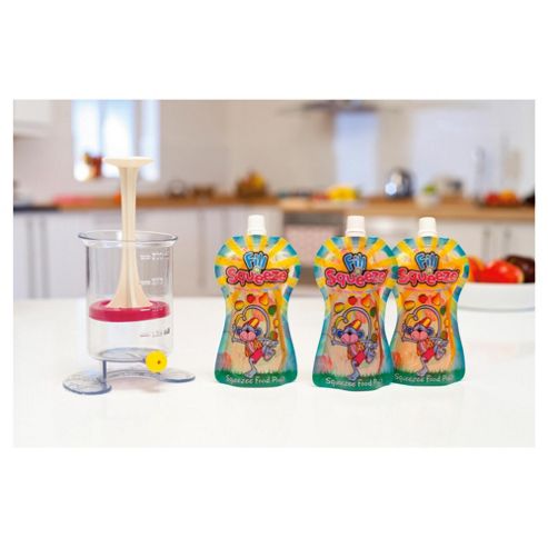 Image of Fill N Squeeze Starter Pack - Baby Food Pouch Filler & Squeezee Pouches