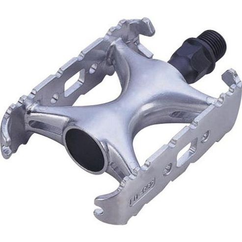 Image of Wellgo Lu962 Road Quill Pedals In Silver - Cro-mo Axle