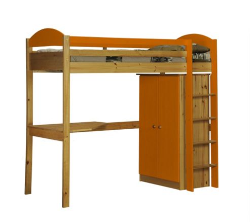 Image of Maximus High Sleeper Set 1 Antique With Orange Details