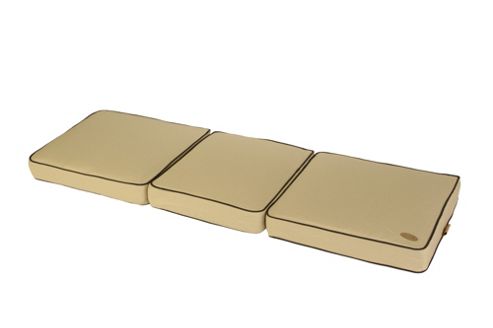 Image of Glencrest Seatex Bespoke 3 Seater Bench Cushion - Natural