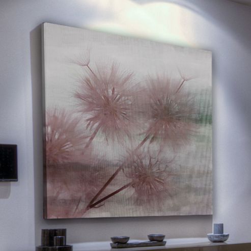 Image of Parvez Taj Pink Dandy Canvas Wall Art - 81 Cm H X 81 Cm W X 5 Cm D