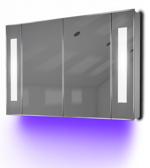 Image of Ambient Audio Demist Bathroom Cabinet With Bluetooth, Shaver & Sensor K120uaud