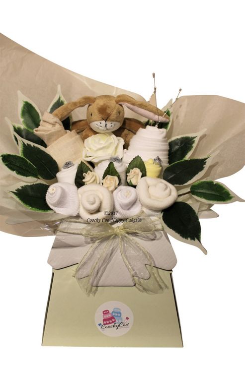 Image of Unisex Baby Clothes Bouquet Gift With Miffy Toy