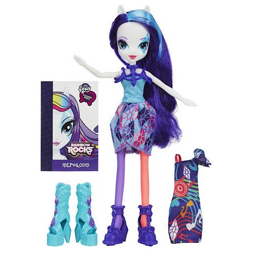 Image of My Little Pony Equestria Girls Rainbow Rocks - Rarity Doll With Fashions