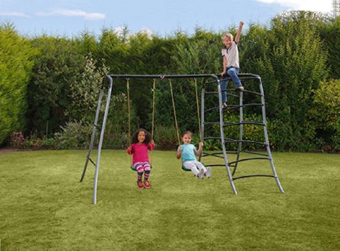 Image of Plum Vela Metal Swing Set
