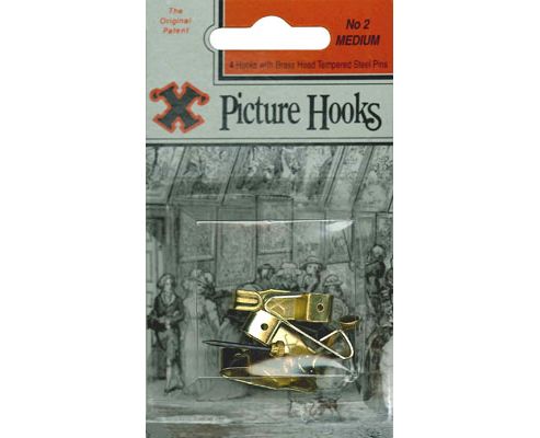 Image of Shaw No2 Picture Hooks Medium Blister