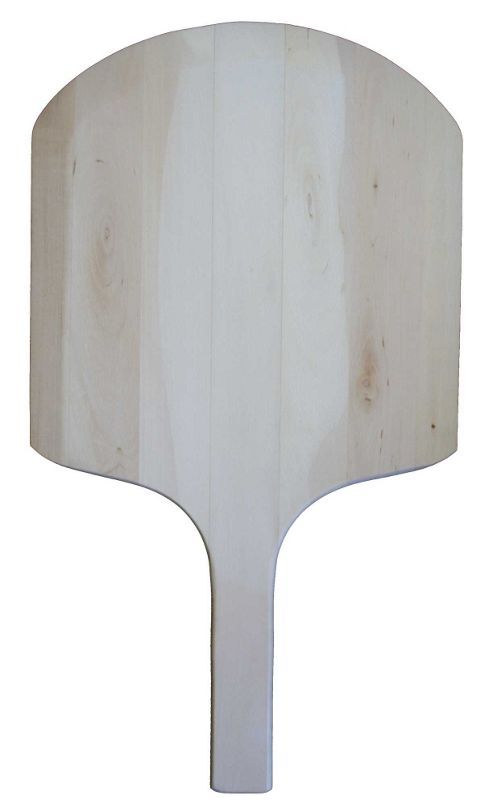 Image of Traditional Wooden Pizza Peel - 12"x 13" Blade - 22" Overall.