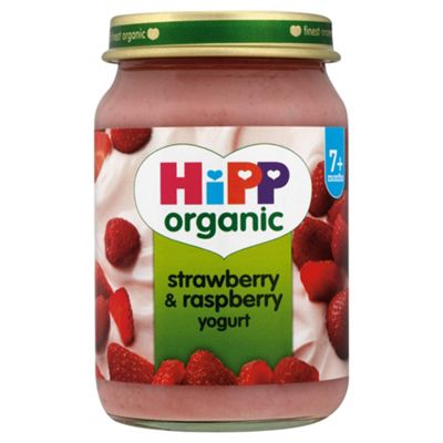 Hipp 7 Month Organic Strawberry & Raspberry Yogurt 160G