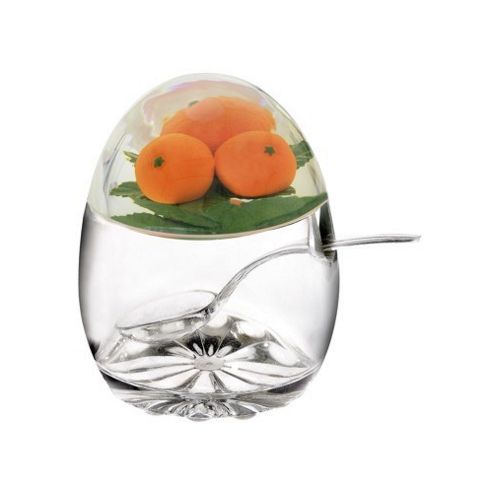 Image of Epicurean Jampot With Spoon - Orange