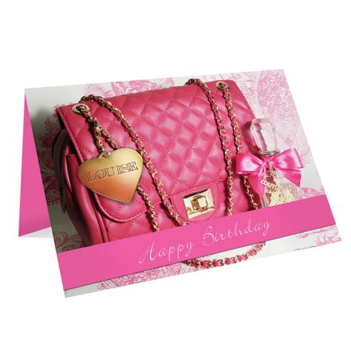 Image of Personalised Handbag Card