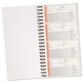5 Star Telephone Message Book Wirebound Carbonless 320 Notes 80 Pages 279x152mm