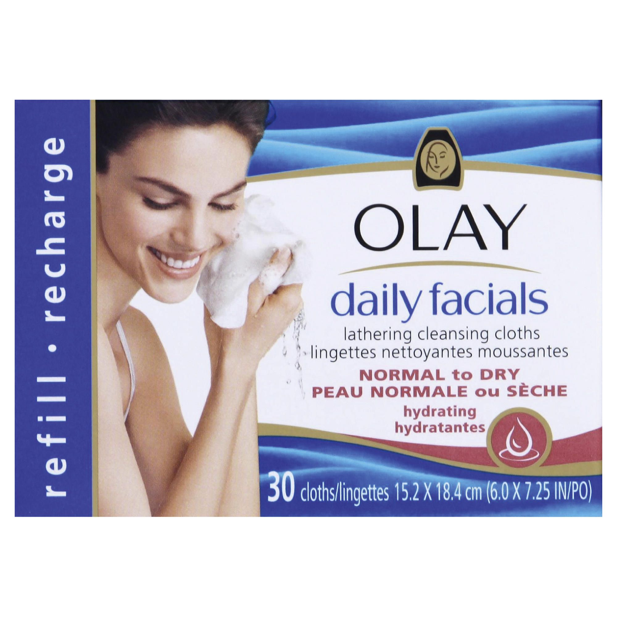 Olay Daily Facials Refill Norm To Dry 30'S