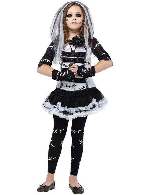 Image of Child Bride Of Frankenstein Costume Small