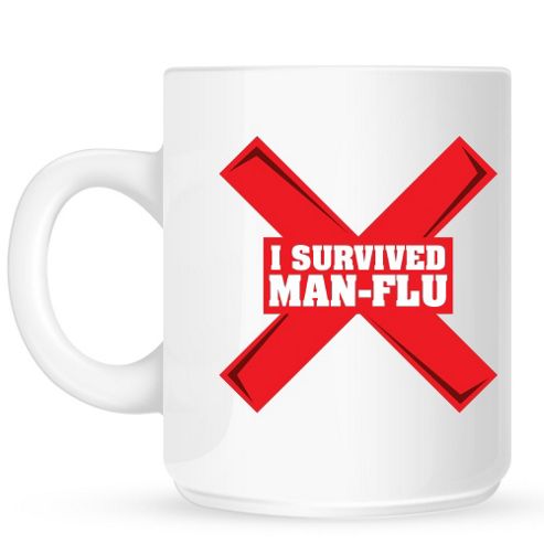 Image of I Survived Man-flu 10oz Ceramic Mug