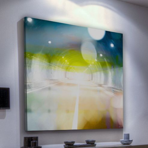 Image of Parvez Taj Tunnel Lights Canvas Wall Art - 81 Cm H X 81 Cm W X 5 Cm D
