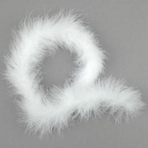 Image of Marabou Feather Trim White - 2 Metre Pack