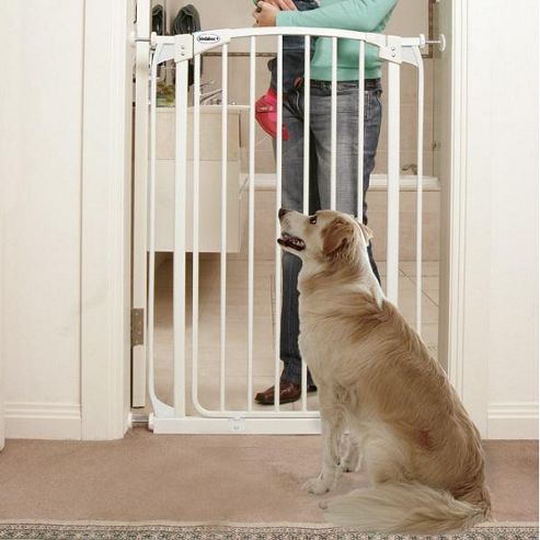 Image of Bindaboo Extra Tall Easy Close Pet Security Gate White