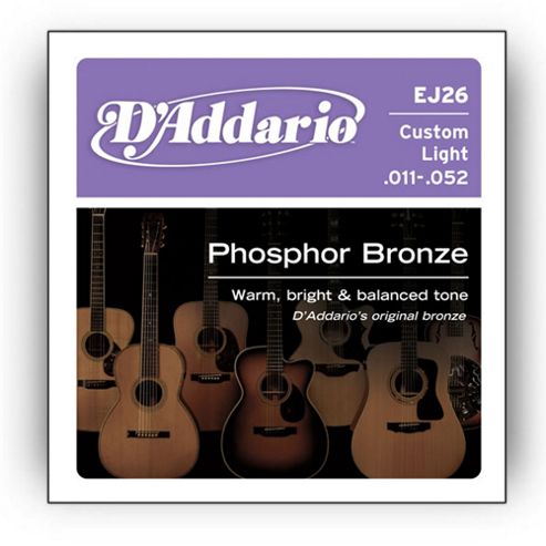 Image of D'addario Phosphor Cust. Light Acoustic Guitar Strings