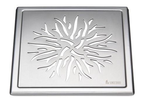 Image of Smedbo Outline Floor Grating In Polished Stainless Steel