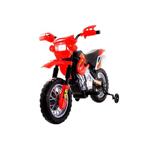 Image of Kids Dirt Bike Style Ride On Bike - Red