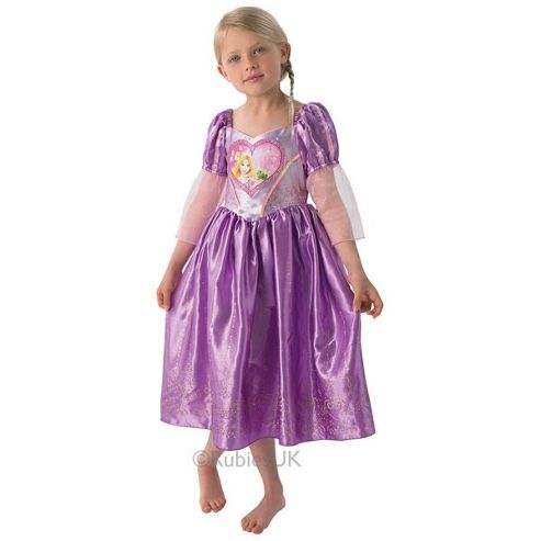 Image of Love Hearts Rapunzel - Child Costume 3-4 Years