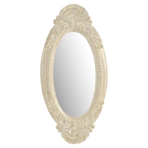 Image of Papa Theo Aisha Mirror - Antique White