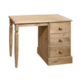 Home Essence Warwick Single Pedestal Dressing Table