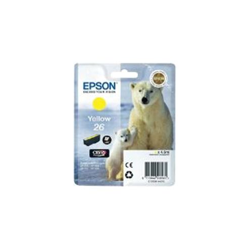 Image of Epson Singlepack 26 Claria Premium Ink Yellow
