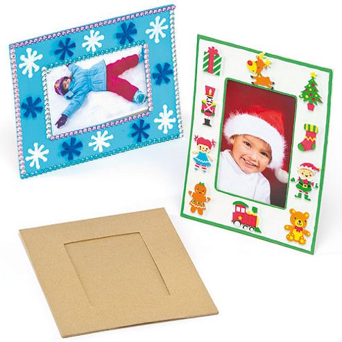 Image of Craft Photo Frames For Children To Decorate (pack Of 4)