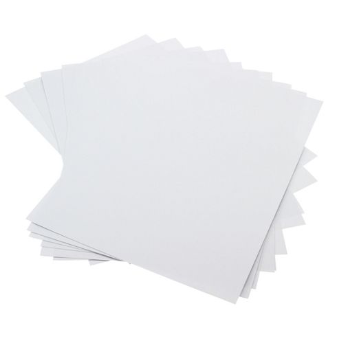 Image of Cardstock Plain White A4 - 25 Pk