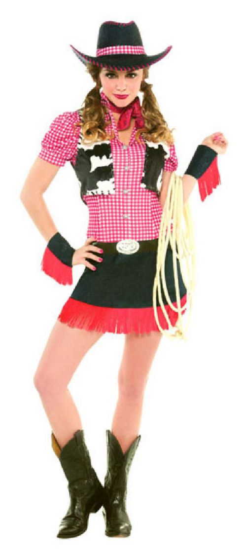 Image of Rawhide Cowgirl - Adult Costume Size: 10-12