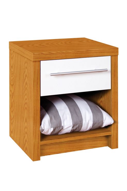 Image of Premier Housewares Hudson 1 Drawer Bedside Table
