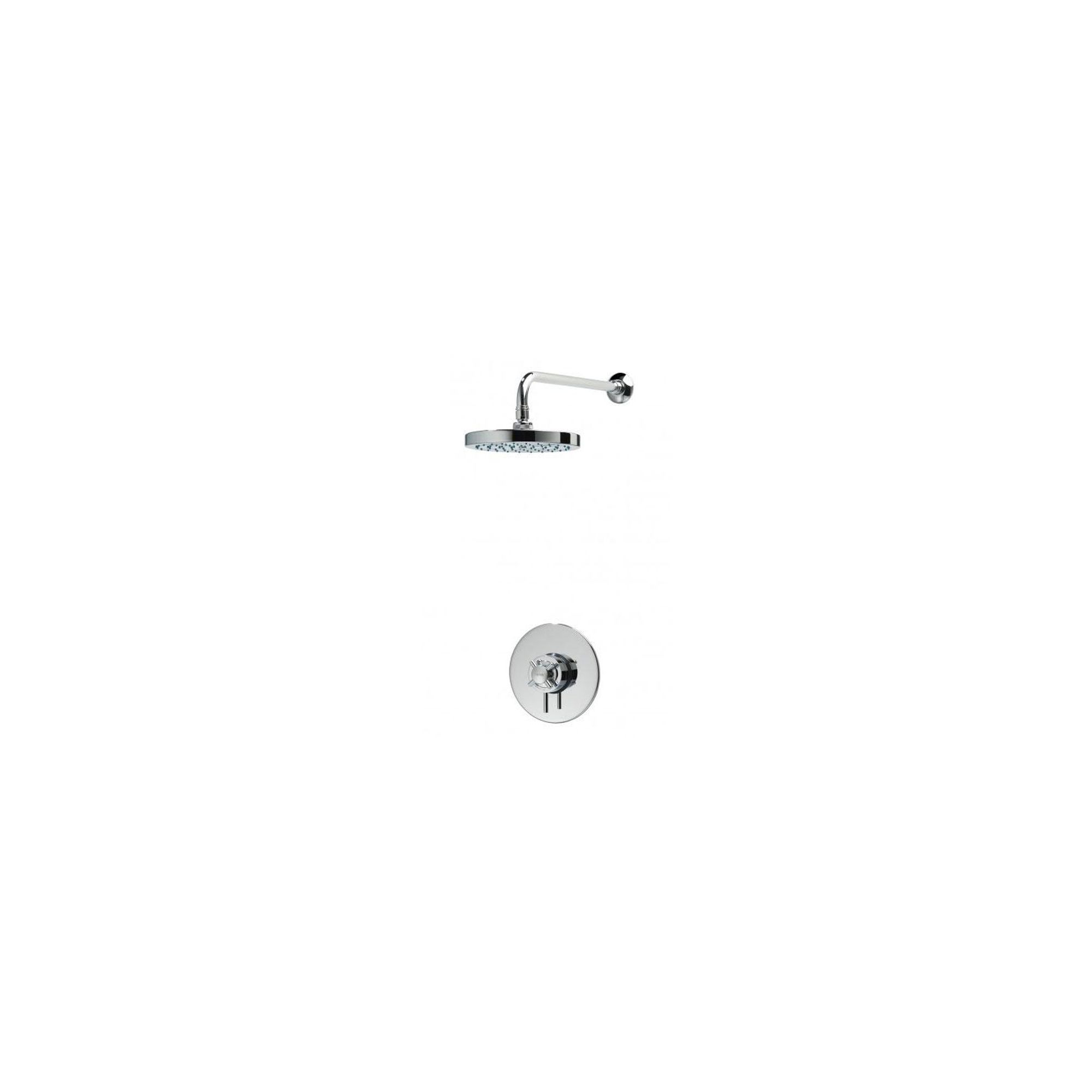 Triton Mersey Built-In Thermostatic Mixer with Fixed Head Chrome at Tesco Direct