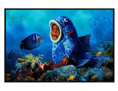 Image of Tom Arma Gloss Black Framed A Cute Little Fish Poster