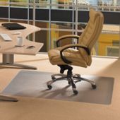 Floortex Advantagemat Cleartex Chair Mat for Use on Low Pile Carpets - 120cm x 90cm