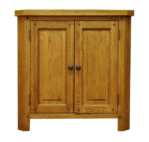 Image of Ultimum Stamford Stm-cc Oak Corner Cabinet