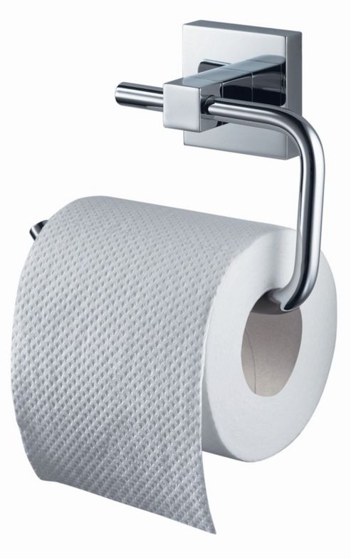 Image of Haceka Mezzo Toilet Roll Holder In Chrome