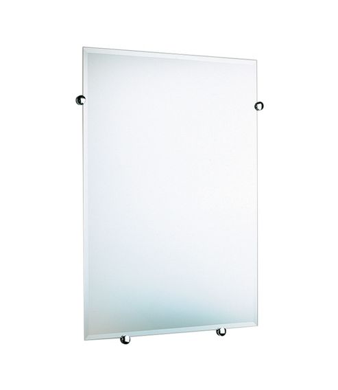 Image of Smedbo Cabin Rectangular Bath Mirror - Polished Chrome