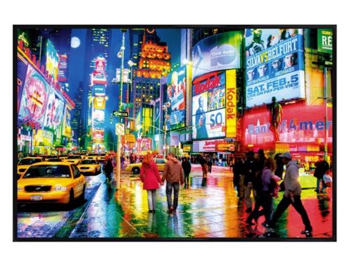 Image of New York City Gloss Black Framed Times Square Poster