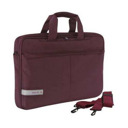Image of Techair Series 3 Model 3205 Toploading Premium Modern Classic Notebook Case (plum) For 15 Inch - 156 Inch Laptops