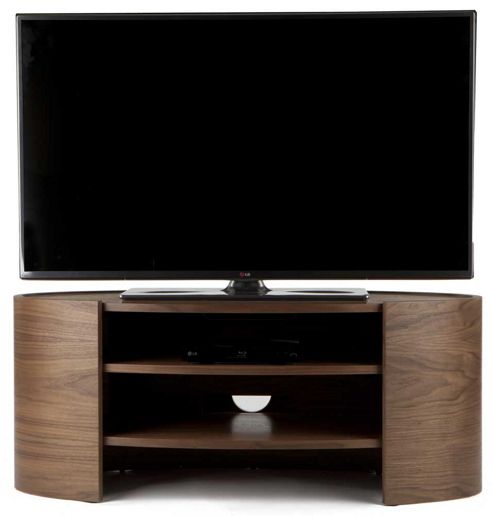Image of Tom Schneider Elliptic 1100 Walnut Tv Stand