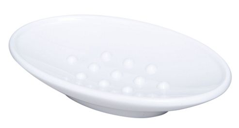 Image of Mainstream By Aqualona Madrid Soap Dish - White