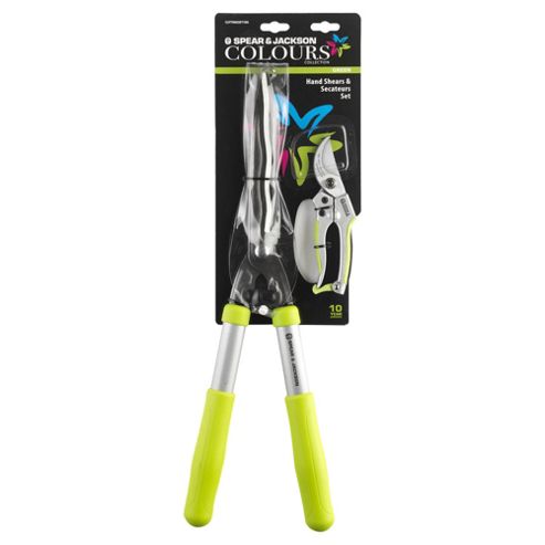 Image of Spear & Jackson Colours Secateurs And Hand Shears Set