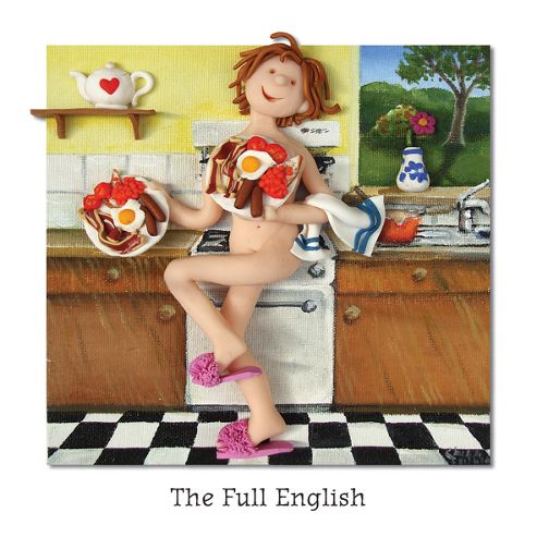Image of Holy Mackerel The Full English Greetings Card